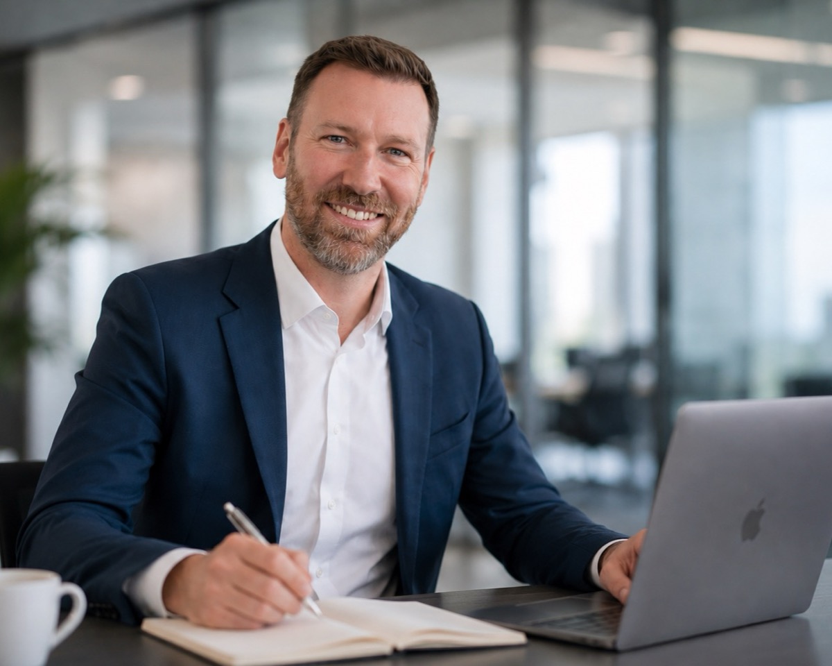 Dennis Martin bei der IT-Beratung